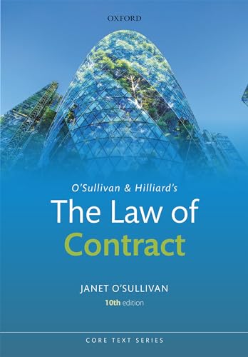 O'Sullivan & Hilliard's The Law of Contract (Core Texts Series) von Oxford University Press